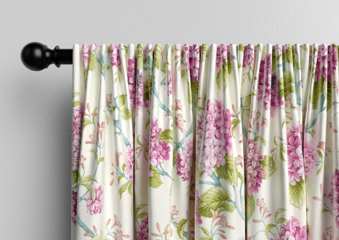 Bouquet Velvet, Wild Rose - Made to Measure Curtain - Image 9